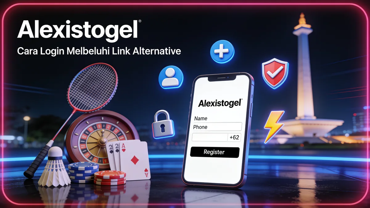 Cara Login Melalui Link Alternatif Alexistogel untuk pemain di Indonesia